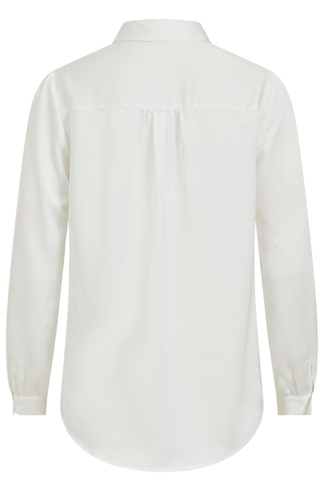 Vila viellette satin l/s shirt/su - noos
